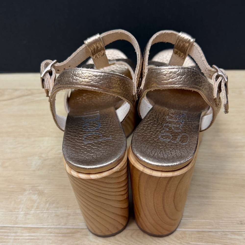 Pedro Garcia Natural Domiel Platform Wedge, SIZE 8 1/2 US - Picture 6 of 11